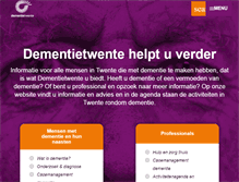 Tablet Screenshot of dementietwente.nl